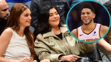 Kendall Jenner & Kylie Jenner Cheer On Devin Booker While Sitting Courtside At NBA Game